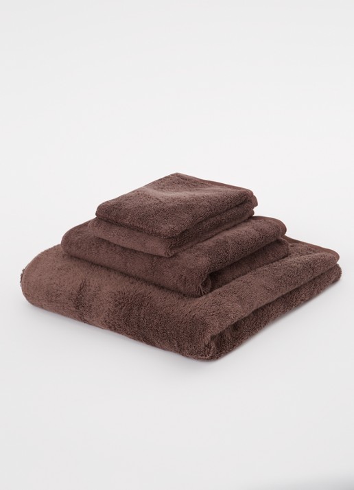 Aquanova London badlaken - 600 gr/m² - 100 x 150 cm  - voorkant 3 bruin
