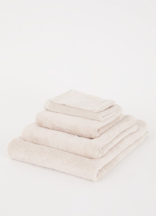 Aquanova London badlaken - 600 gr/m² - 70 x 130 cm - voorkant 2 beige