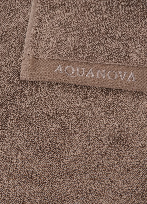 Aquanova London gastendoek - 600 gr/m2 - 30 x 50 cm - voorkant 2 donkerbruin