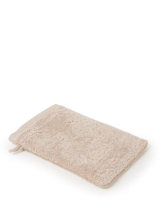 Aquanova London washand - 600 gr/m² - 16 x 22 cm - voorkant 2 donkerbeige