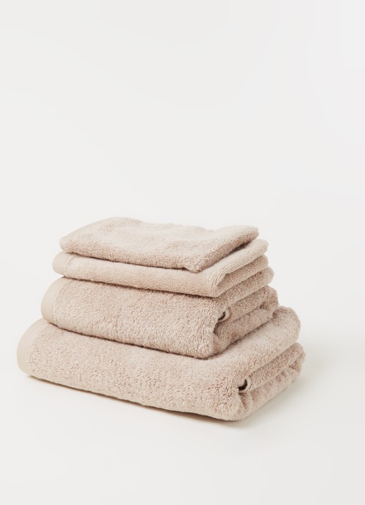 Aquanova London washand - 600 gr/m² - 16 x 22 cm - voorkant 3 donkerbeige