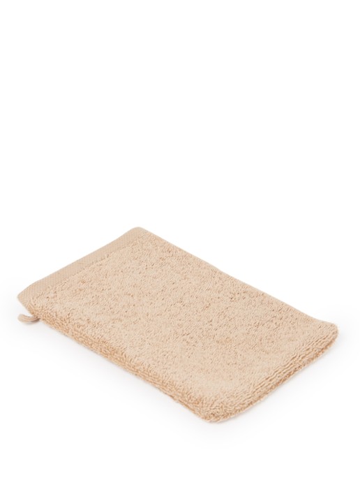 Aquanova London washand - 600 gr/m² - 16 x 22 cm - voorkant lichtbruin