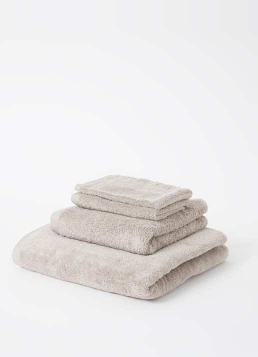 Aquanova London washand - 600 gr/m² - 16 x 22 cm - voorkant 3 beige