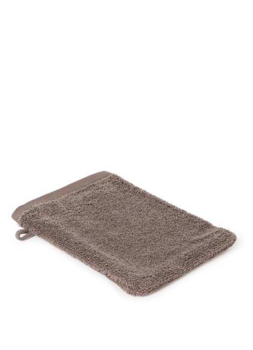 Aquanova London washand - 600 gr/m² - 16 x 22 cm - voorkant 2 donkerbruin
