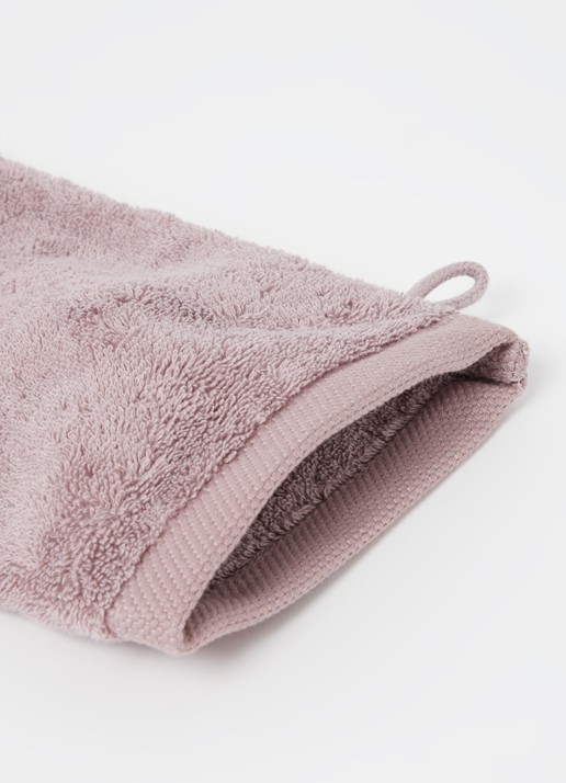 Aquanova London washand - 600 gr/m² - 16 x 22 cm - detail taupe