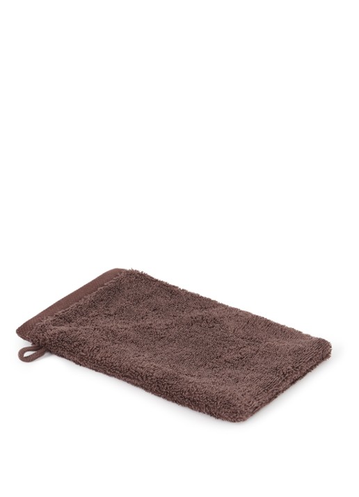 Aquanova London washand - 600 gr/m² - 16 x 22 cm - voorkant 2 bruin