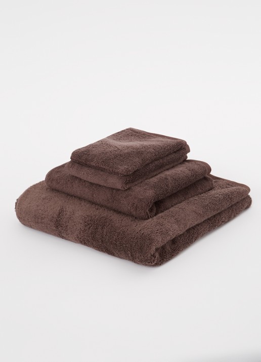 Aquanova London washand - 600 gr/m² - 16 x 22 cm - voorkant 3 bruin