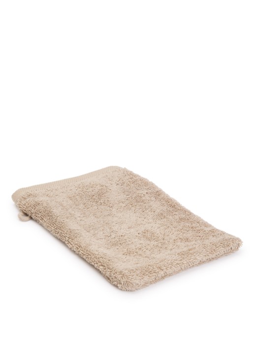 Aquanova London washand - 600 gr/m² - 16 x 22 cm - voorkant beige