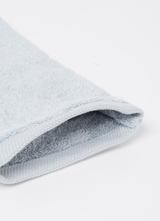 Aquanova London washand - 600 gr/m2 - 16 × 22 cm - detail 2 lichtgrijs