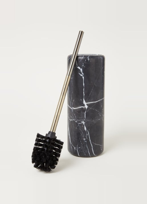 Aquanova Nero toiletborstel met houder - detail 3 zwart