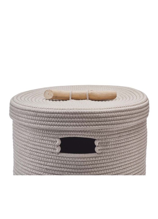 Aquanova Otis wasmand 55 cm - detail 4 lichtgrijs