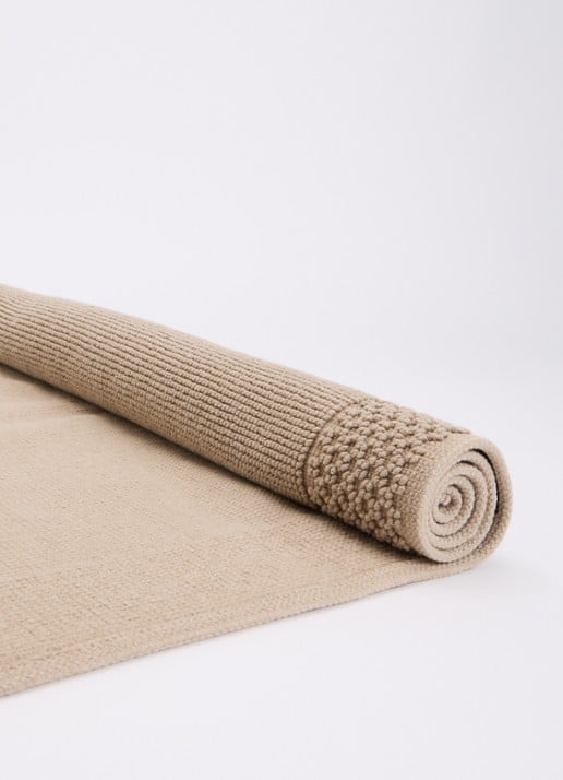 Aquanova Yuna badmat van katoen - voorkant 2 beige