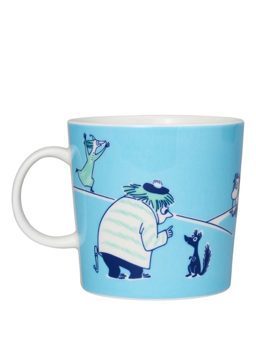 Arabia Moomin ABC F mok 40 cl - voorkant 2 blauw