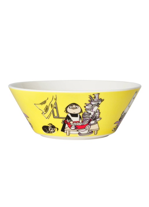 Arabia Moomin kom 15 cm - voorkant 2 geel