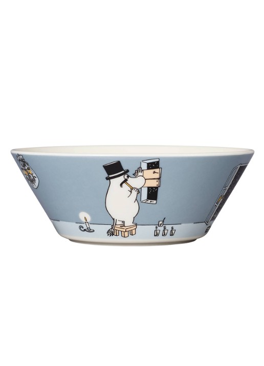 Arabia Moomin Moominpappa kom 15 cm - voorkant 2 grijs