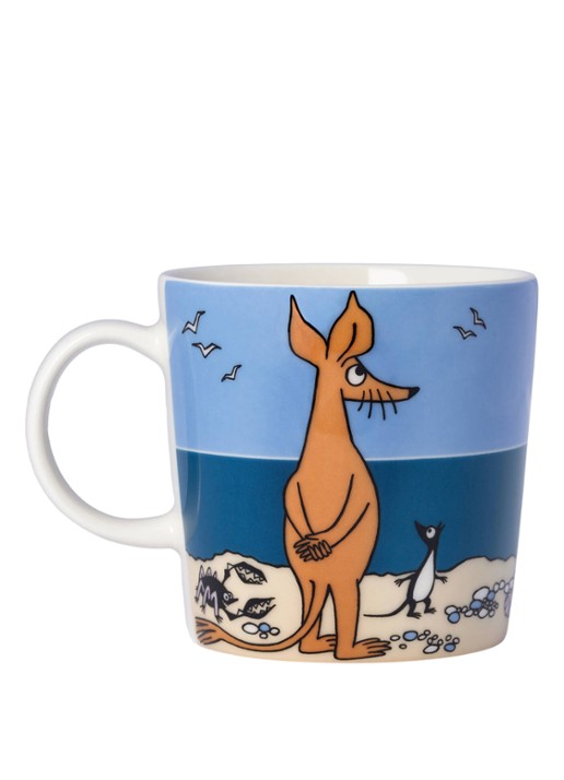 Arabia Moomin Sniff Blue kopje 30 cl - voorkant 2 blauw