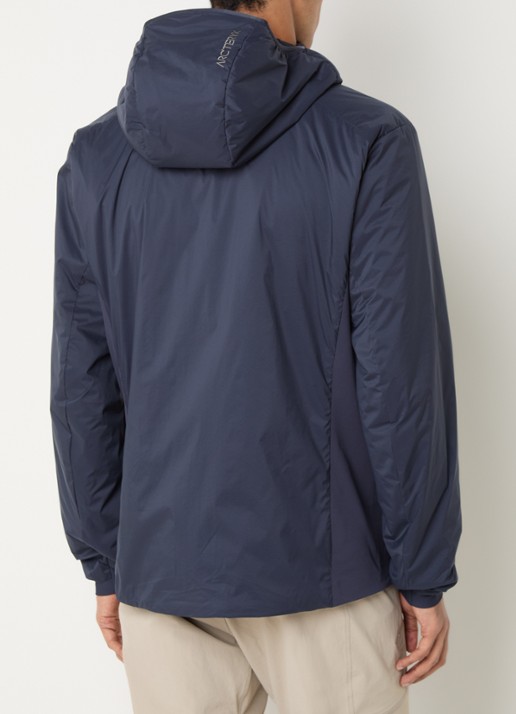 Arc'teryx Atom gewatteerd jack met capuchon en ritszakken - achterkant 4 donkerblauw