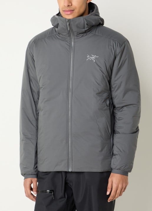 Arc'teryx Atom SV gewatteerd jack met capuchon en ritszakken - detail 4 grijs