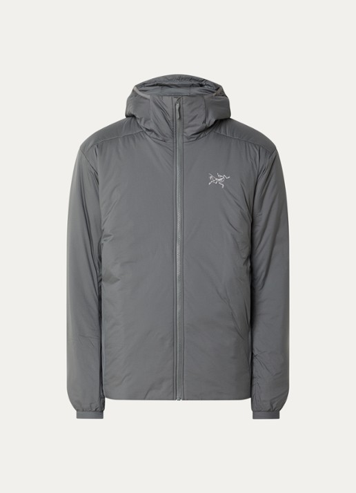 Arc'teryx Atom SV gewatteerd jack met capuchon en ritszakken - voorkant 2 grijs