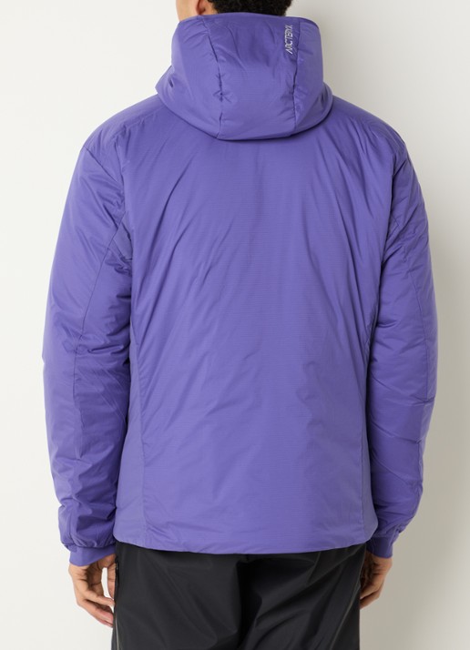 Arc'teryx Atom SV gewatteerd jack met capuchon en ritszakken - achterkant 4 blauw