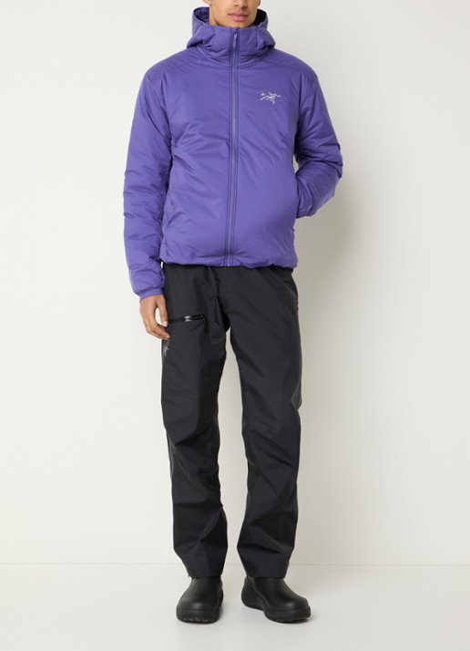 Arc'teryx Atom SV gewatteerd jack met capuchon en ritszakken - voorkant 3 blauw