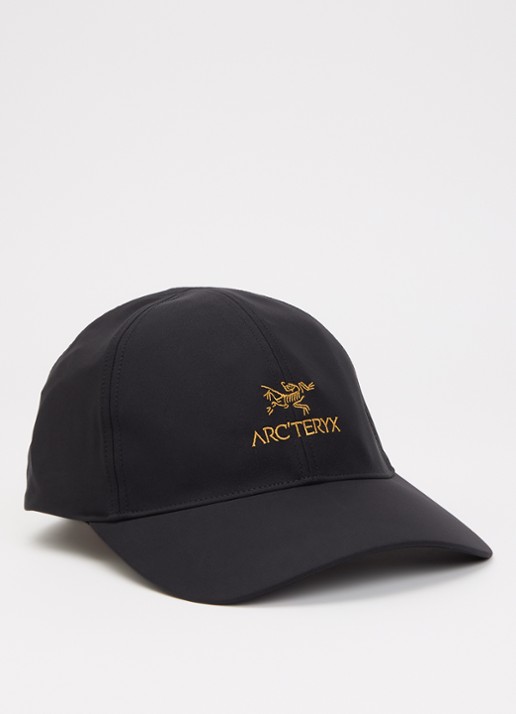 Arc'teryx Bird Word pet met logoborduring - voorkant 4 zwart