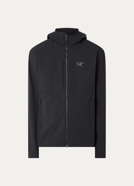 Arc'teryx Gamma jack met capuchon en steekzakken - voorkant 2 zwart