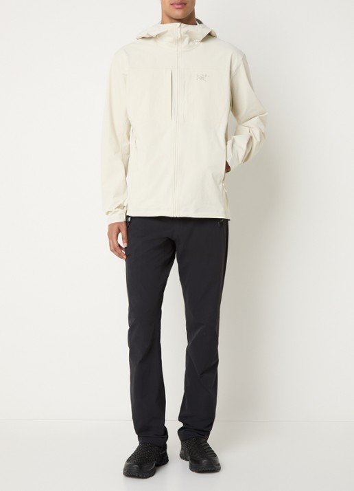 Arc'teryx Gamma jack met capuchon en steekzakken - voorkant 2 gebroken wit