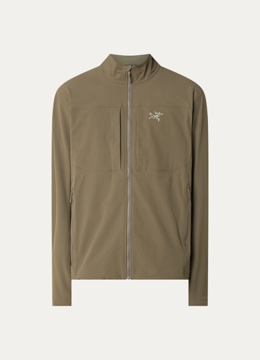 Arc'teryx Gamma jack met ritszakken - voorkant 2 mosgroen
