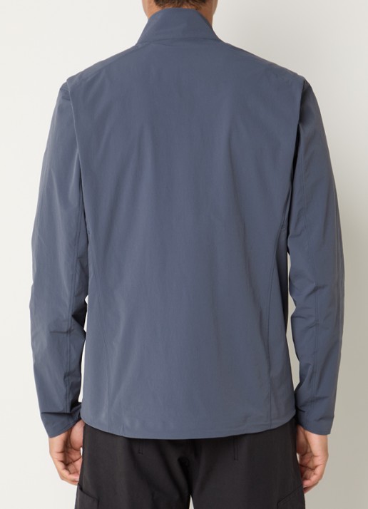 Arc'teryx Gamma Windjack met logoborduring en ritszakken - achterkant beige