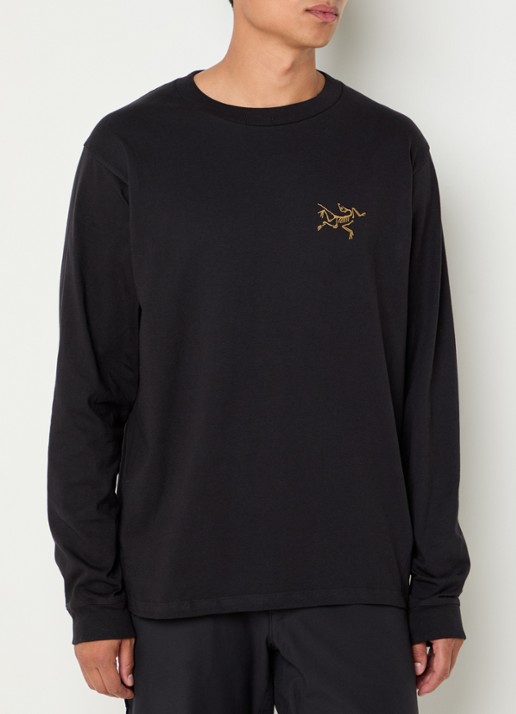 Arc'teryx Kragg longsleeve met logo - detail zwart