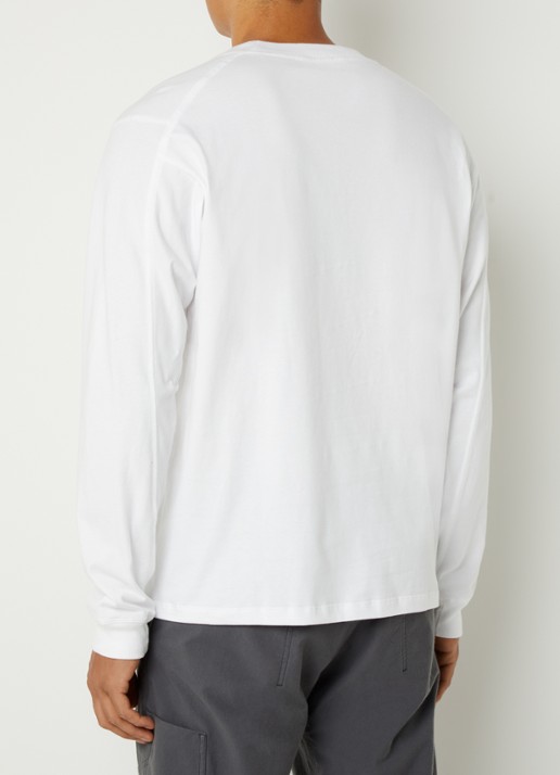 Arc'teryx Kragg longsleeve met logo - achterkant gebroken wit