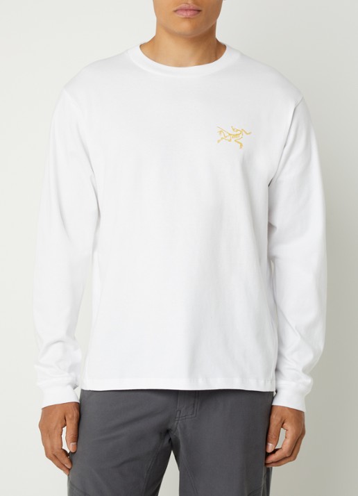 Arc'teryx Kragg longsleeve met logo - detail 4 gebroken wit