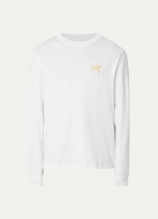 Arc'teryx Kragg longsleeve met logo - voorkant 2 gebroken wit