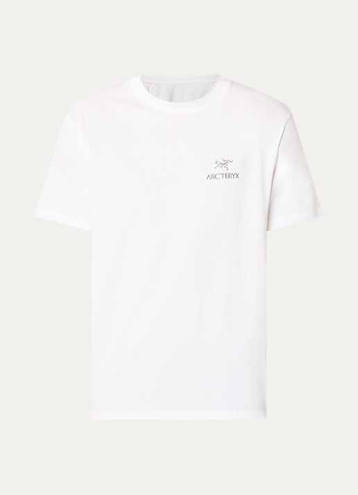 Arc'teryx Kragg T-shirt met logo- en backprint - voorkant 2 wit