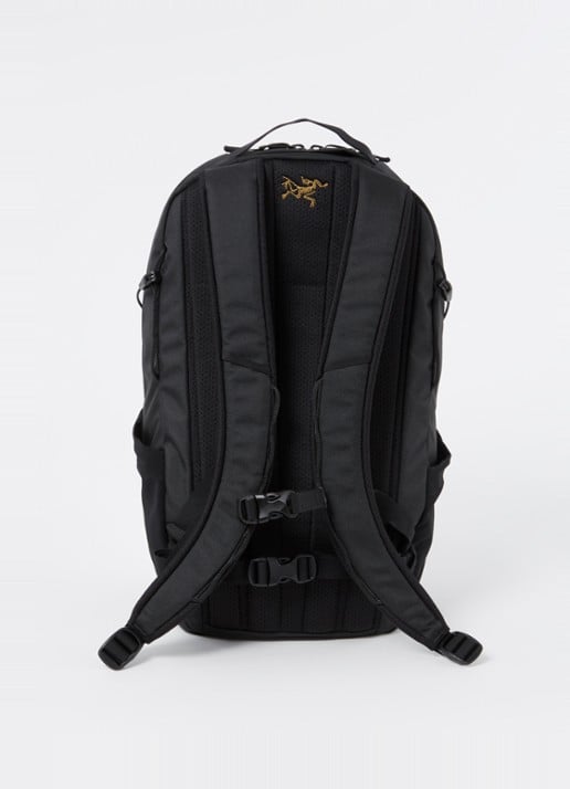 Arc'teryx Mantis 16 rugzak met logoborduring - achterkant 2 zwart