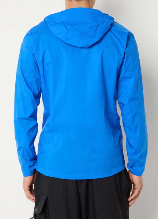 Arc'teryx Squamish windjack met capuchon en waterafstotende coating - achterkant 4 blauw