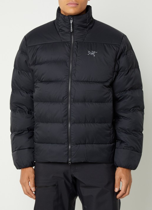 Arc'teryx Thorium gewatteerd jack met donsvulling - detail zwart