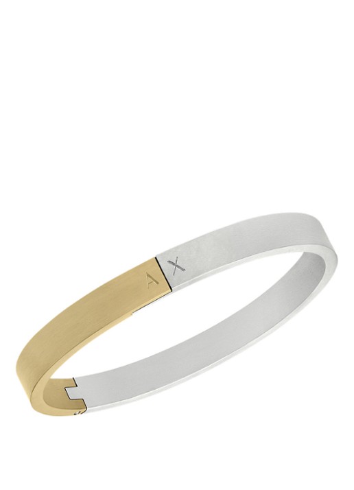 Armani Armband AXG0172040 - detail goud / zilver