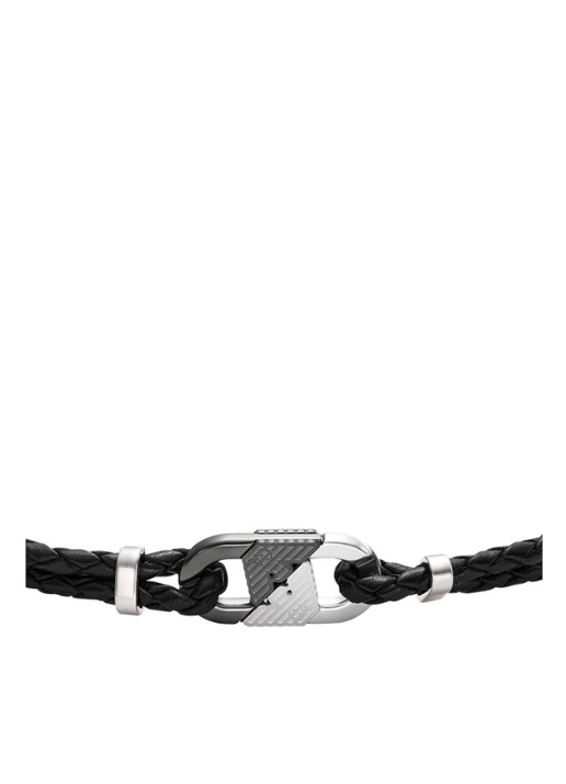Armani Armband EGS3171040 - detail 2 zwart