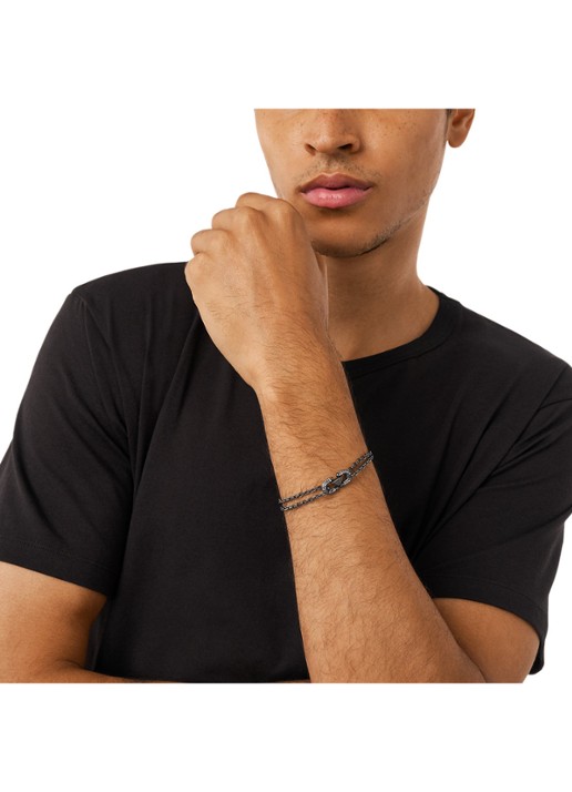 Armani Armband EGS3291001 - detail 2 antraciet