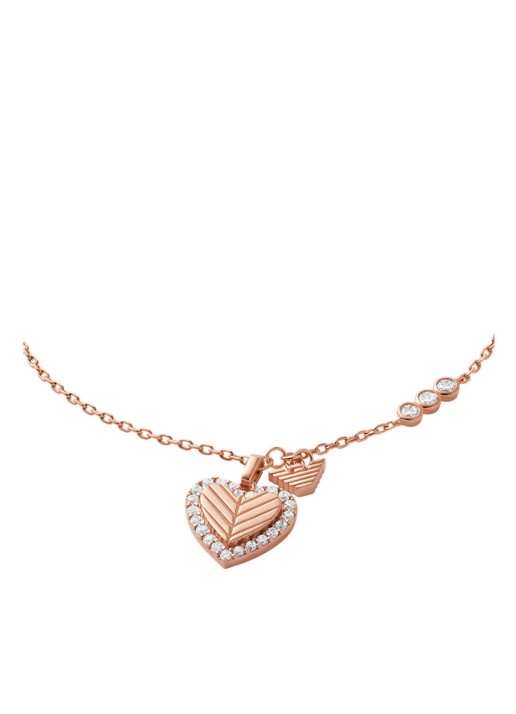 Armani Armband met hanger EG3626221 - detail roségoud