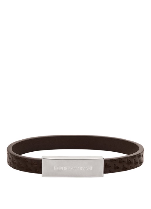 Armani Armband van leer EGS3251040