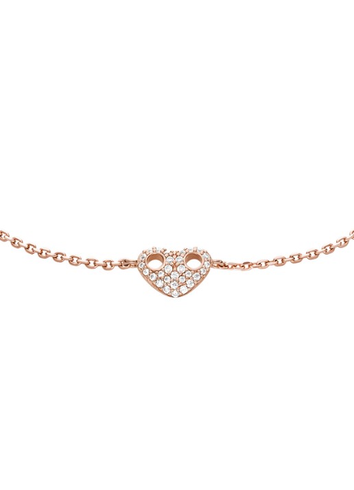 Armani Armband van zilver EG3649221 - detail roségoud