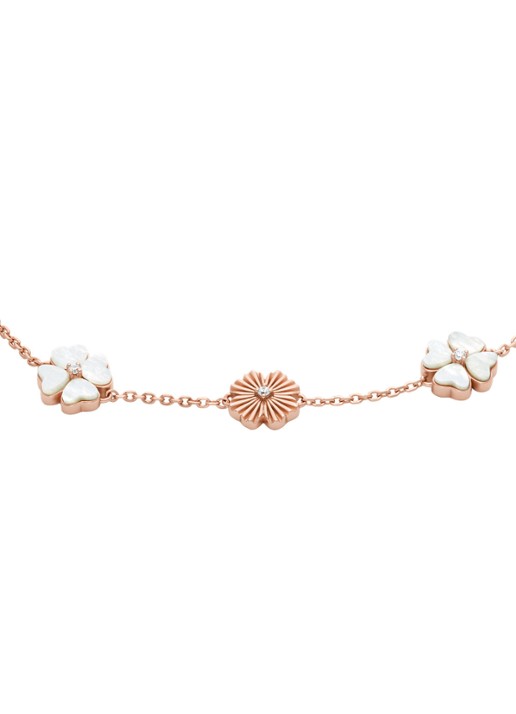 Armani Armband van zilver EG3651221 - detail roségoud