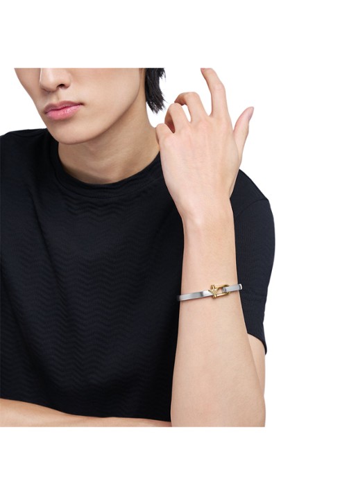 Armani Bangle EGS3244040 - detail 2 zilver