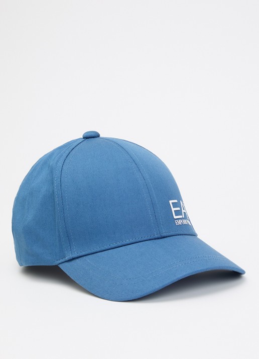 Armani Baseball pet met logo - voorkant blauw