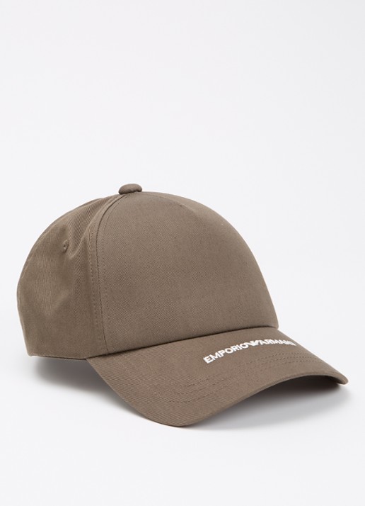 Armani Baseball pet met logoborduring