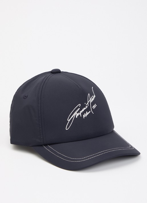 Armani Baseball pet met logoborduring