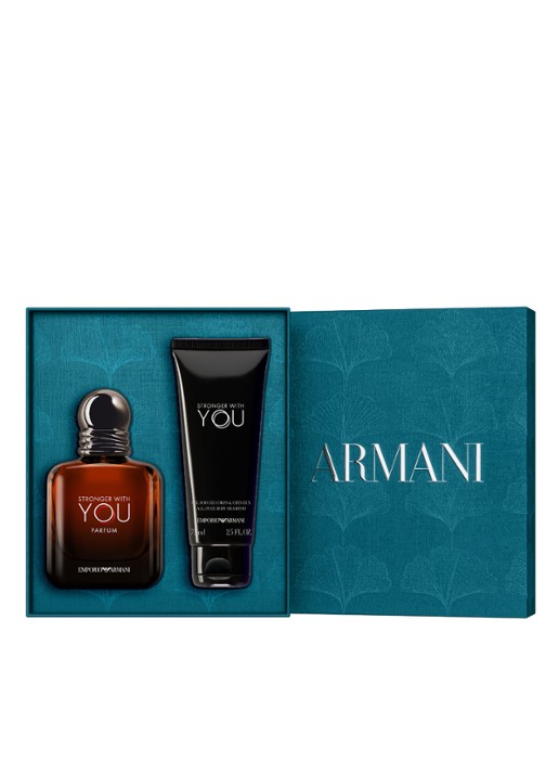 Armani Beauty Giorgio Armani Stronger With You Eau de Parfum Geschenkset - verzorgingsset - voorkant 2 undefined